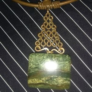 Mixed metal handmade chocker